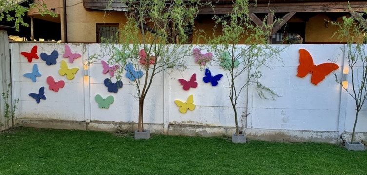 Inimi, fluturi si decoratiuni din polistiren